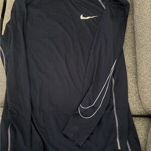 Nike Men's Long Sleeve Shirt - blue